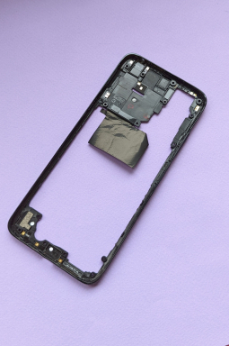 Рамка корпусу бокова Xiaomi Redmi Note 11 (антени NFC, GSM, Wi-FI) чорна А-сток