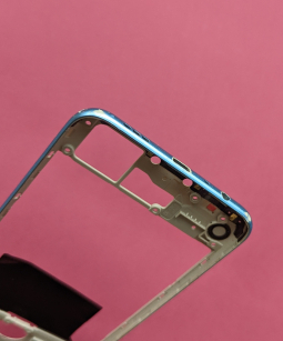 Рамка корпусу антена мережі GSM Oppo A15 блакитний колір - фото 4