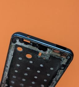 Рамка корпуса боковая Motorola One Hyper синяя А-сток - фото 4
