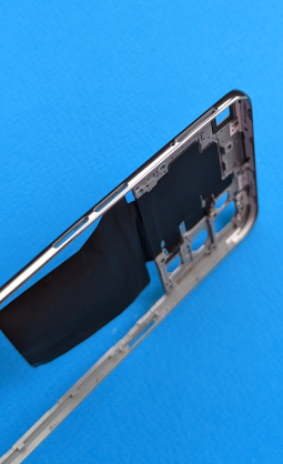 Рамка корпусу бокова Realme GT Master Edition антена NFC (А-сток) серебро - фото 3
