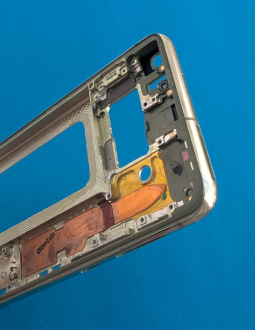 Side Frame Samsung Galaxy A10s Yellow 4