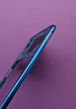 Рамка корпуса Samsung Galaxy A7 A750f (2018) синяя А-сток - фото 3