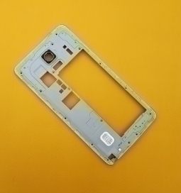 Біла бічна рамка корпусу Samsung Galaxy Note 4 (Оригінал)