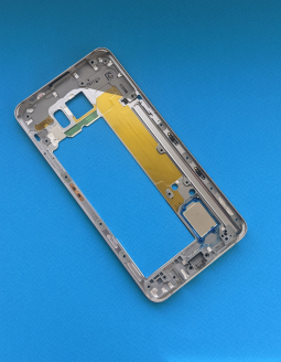 Рамка корпуса боковая Samsung Galaxy Note 5 n920v серая (А-сток) - фото 2