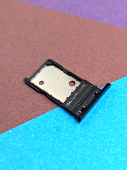 Sim Holder Google Pixel 3   Oem Black 1