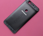 Крышка (корпус) Google Nexus 6p чёрная (А-сток) оригинал