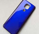 Кришка задня Motorola Moto G9 синя B-сток