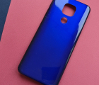 Кришка задня Motorola Moto G9 Play синя B-сток