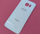 Thumb Back Door Samsung Galaxy S6 White B Stock