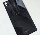 Кришка Sony Xperia Z1 оригінал з розборки + антена NFC (C-сток) чорна