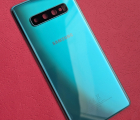 Thumb Back Glass Samsung Galaxy S10 Plus Green A Stock 1