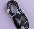 Кабель USB Type C - USB Type-A - Verizon оригінал (1м, чорний)