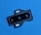 Стекло на камеру LG V40 в рамке чёрное