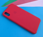 Чохол Apple iPhone XS Max - силікон червоний