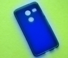 Чехол LG Google Nexus 5x синий - фото 2