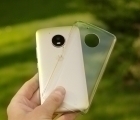 Чехол Motorola Moto E4 прозрачный пластик USA