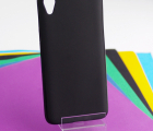 Чехол Motorola Moto E6 чёрный матовый