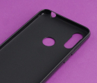 Чехол Motorola Moto E6s чёрный матовый - фото 3