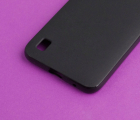 Чехол Motorola Moto E6s чёрный матовый - фото 4