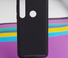 Чехол Motorola Moto G8 Plus черный матовый - фото 3