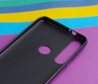 Чехол Motorola Moto G8 Plus черный матовый - фото 5