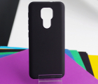 Чехол Motorola Moto G9 чёрный матовый - фото 2
