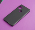 Чехол Motorola One Hyper чёрный матовый - фото 5