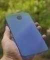 Чехол Motorola Google Nexus 6 пластик синий - изображение 2