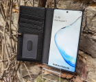 Чохол книжка для Samsung Galaxy Note 10 Case-Mate Genuine Leather Wallet Folio чорий