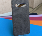 Чехол Samsung Galaxy S10 Plus Fabric серый (тканевый)