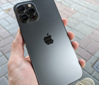 Корпус в сборе (крышка) Apple iPhone 12 Pro Max Graphite (A-сток) + шлейф оригинал с разборки