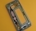 Рамка корпус Samsung Galaxy S7 Qualcomm серая А-сток