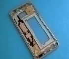 Рамка корпус Samsung Galaxy S7 g930f золото А-сток - фото 2