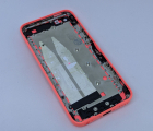 Крышка (корпус) Apple iPhone 5c красная C-сток - фото 2