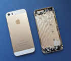  Крышка Apple iPhone 5s золотой корпус А-сток - фото 2