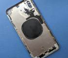крышка корпус Apple iPhone XS Max белая серебро B-сток - фото 2
