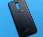 Крышка (корпус) Samsung Galaxy A6 plus (2018 / A605) чёрный А-сток