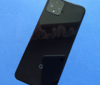 Крышка Google Pixel 4 со стеклом камеры чёрная B-сток
