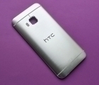 Крышка HTC One M9 серебро (А-сток)