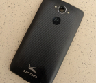 Кришка Motorola Droid Turbo кевлар B-сток чорна