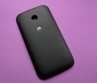 Крышка Motorola Moto E чёрная (B-сток)