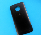 Крышка задняя Motorola Moto E4 чёрная С-сток
