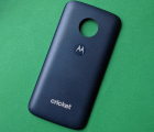 Крышка задняя Motorola Moto E5 Play синия B-сток