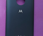 Крышка Motorola Moto E5 Play тёмно-синяя А-сток