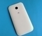 Крышка Motorola Moto E белая (А-сток)