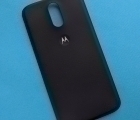 Крышка Motorola Moto G4 Plus чёрная (А сток)