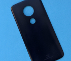 Крышка задняя Motorola Moto G7 Play чёрная (А-сток)