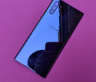 Кришка + скло камери Samsung Galaxy Note 10 Plus чорна (B-сток) оригінал чорна Aura Black