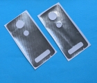 Защитная плёнка задняя Motorola Moto Z4 кевлар серебро