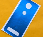 Защитная плёнка задняя Motorola Moto Z4 синяя